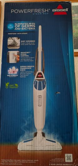BISSELL PowerFresh Scrubbing & Sanitizing Steam Mop - New in Box