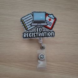 Emergency Department Registration Badge Reel Holder 