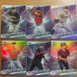 2024 TOPPS LOT OF 12 STARS OF MLB CARDS 