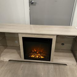 Tv Stand + Fireplace 