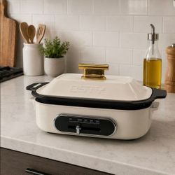 3 in 1 Cooker- Grill, Skillet and Steamer