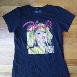 Vintage Retro Blondie ladies Black Graphic T-Shirt Size Ladies Large
