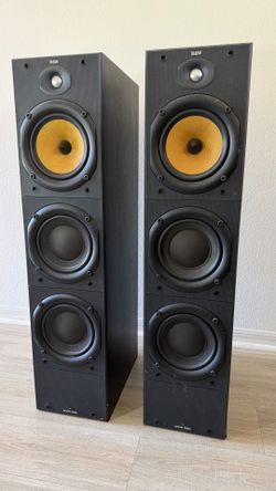 B&W DM605 S2 Floorstanding Speakers Pair - Read Description