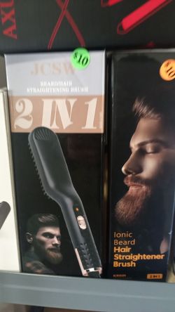 Hair and beard straightener hair dryer