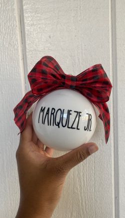 Custom Name Ornaments Single or Sets