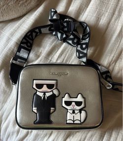 Karl Lagerfeld Paris Camera Crossbody Bag