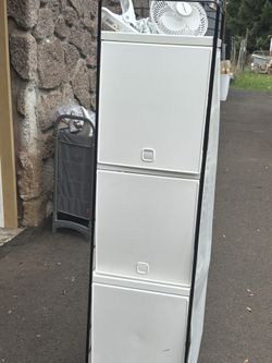 Outdoor Storage Cabinet with Metal Frame