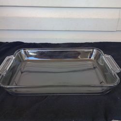 Anchor Ovenware Baking Dish 9.5" x 13.5" x 2" Clear 3 qt.