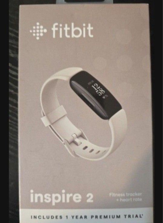 Brand new white Fitbit 2 in sealed box