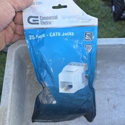 25 Pack Cat6  Jack