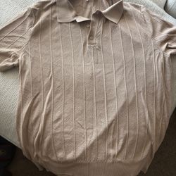 Men’s Cream Polo
