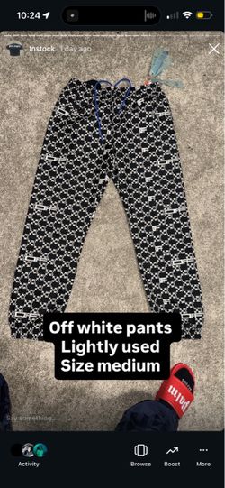 Off white pants