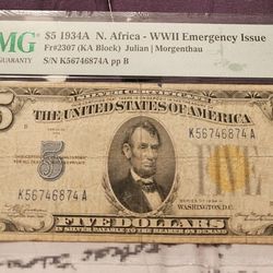 $5 North Africa Note 