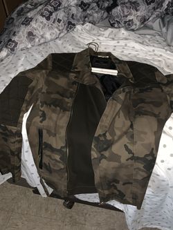 Camo biker size M Zara
