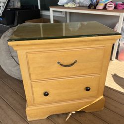 Nightstand 2 Drawer $10 Must Go 