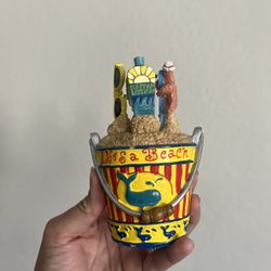 4 Stainless Steel Beach Bucket Cheese Butter Spreaders 