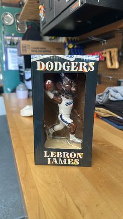 LeBron James Dodgers Bobblehead Figure