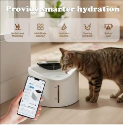 Water source for cats, Intelligent App control, without BPA,