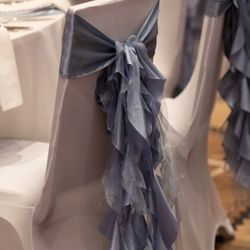 150 Dusty Blue Chair Decor 