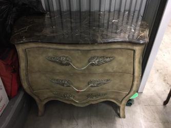 3 draws w/ marble top