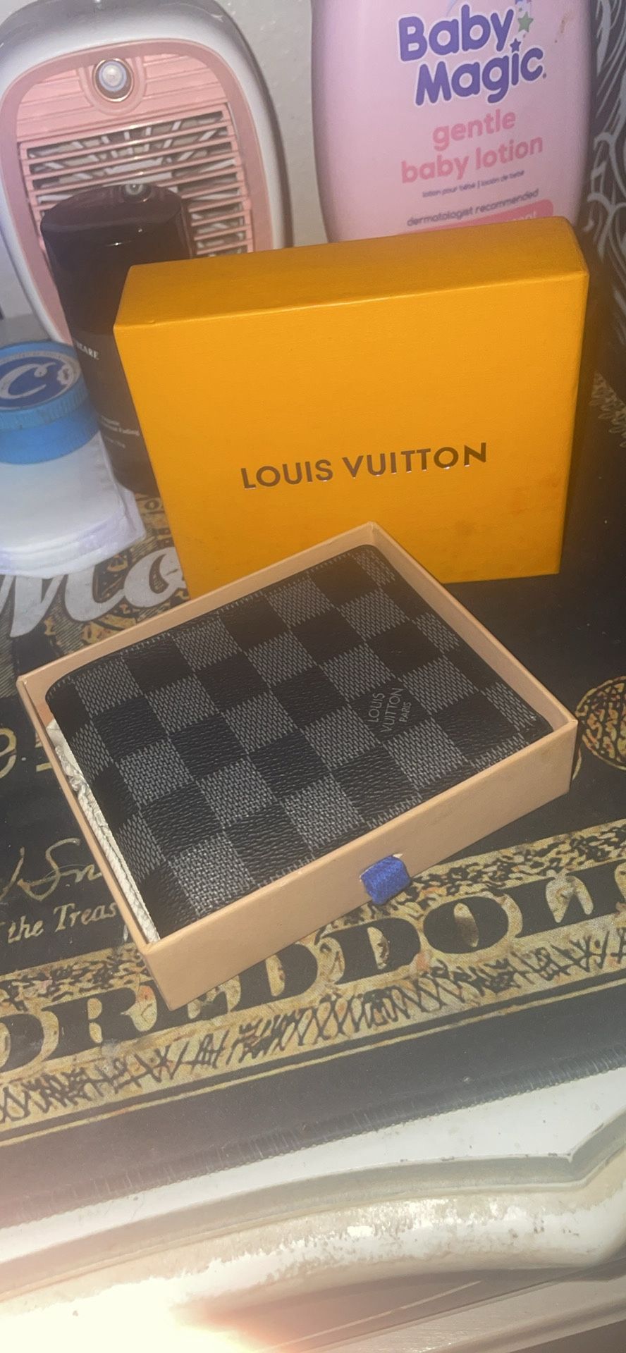 Black Louis Vuitton Wallet 