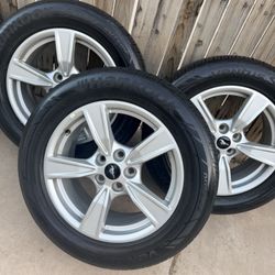 Set of 4 Wheels with Tires For Ford Mustang 2015 to 2024 Models