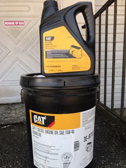 Cat diesel oil