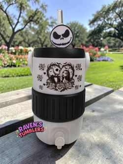 Nightmare Before Christmas Jack Skeleton 12 oz can coozie