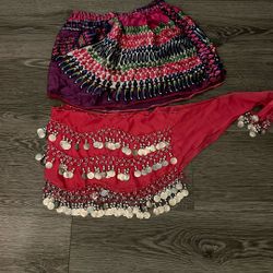Halloween Costume Gypsy Skirt And Hassle Wrap Size Small