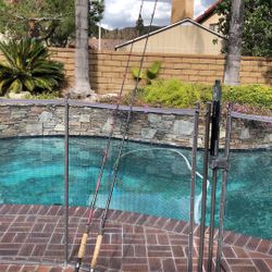 TWO (2) Custom Wrapped G Loomis Casting Rods