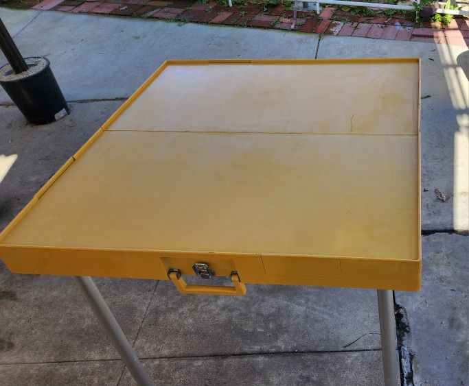 Portable Folding Game Table With Four Drawers (Sherman Oaks)