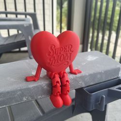 Customizable Sitting Heart Mothers Day