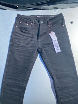 Purple Jeans Black Skinny Fit Size 34