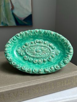 Small Handcrafted Accent Trinket Dish ( firm on price )