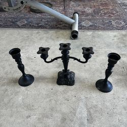 Gothic candle holders