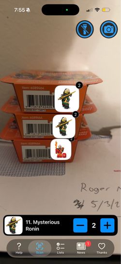 LEGO CMF29 Ronin and Bionicle