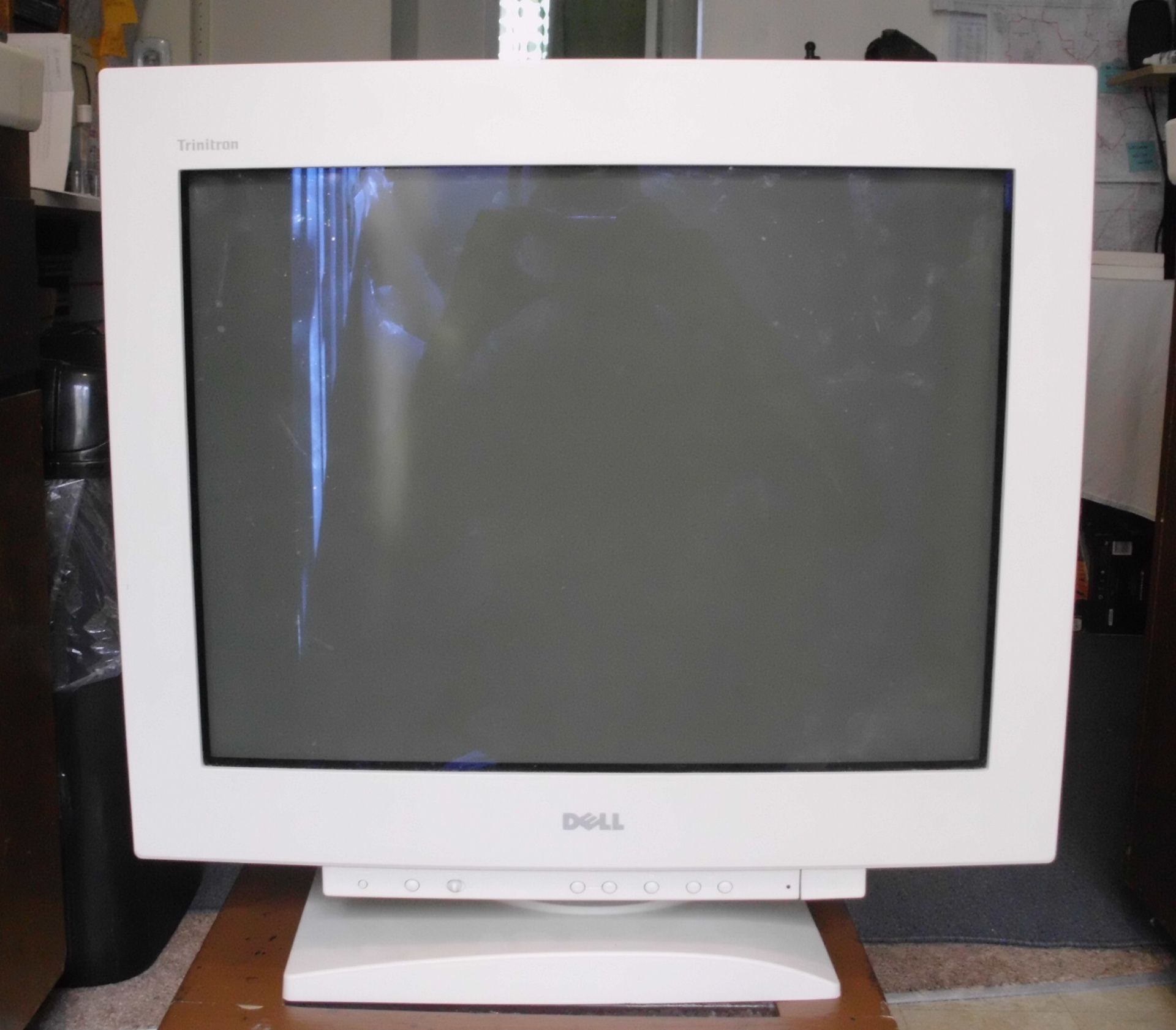 Vintage Dell UltraScan P1110 Trinitron CRT 21" VGA Gaming for dreamcast monitor 3:4