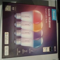 Govee RGBWW Smart LED Bulbs (4pack)