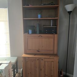 Desk/bookcase