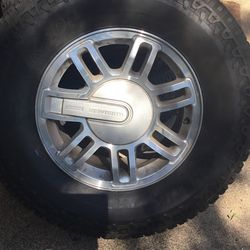 5 Hummer Wheels And Tires, Center Caps