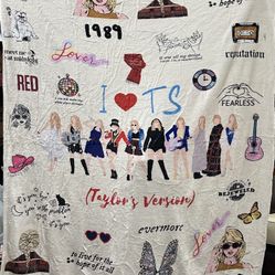 Beautiful Taylor Swift soft blankets