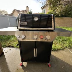 Weber Genesis 3 Burner  with Sear Sone Propane Grill BBQ Wheel parrilla de gas propano