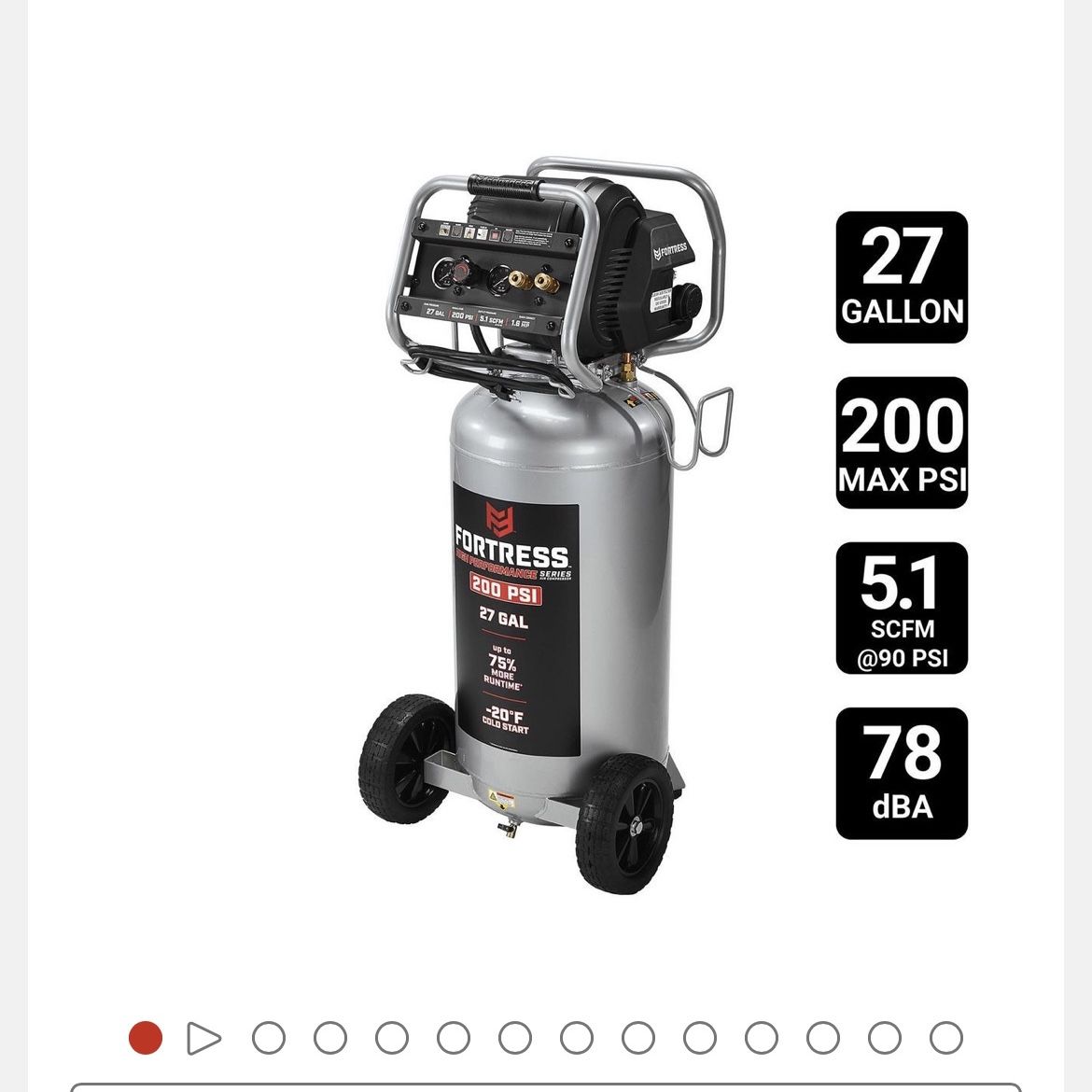 Air compressor 27 Gallon