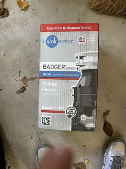 Badger Garbage Disposal . Never Opened