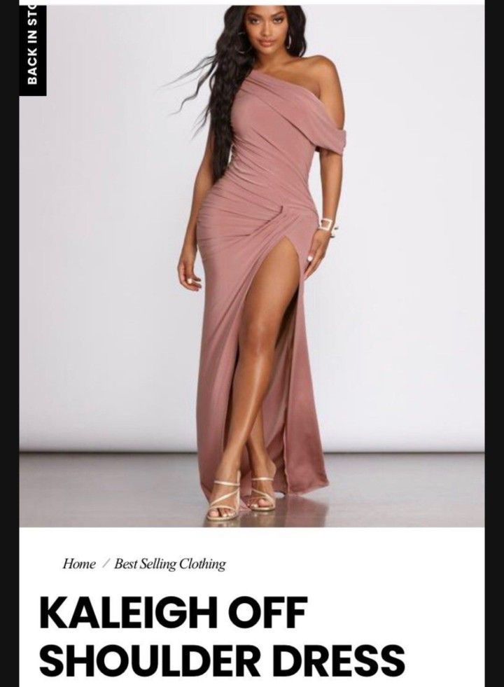 Mauve High Slight Formal Dress Windsor