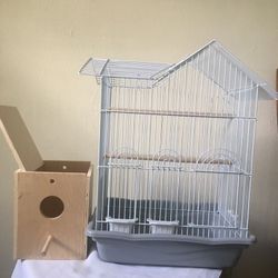 Birds Cage And Nest Like New ( 