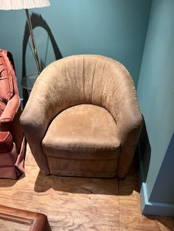 Tan Swivel Chair