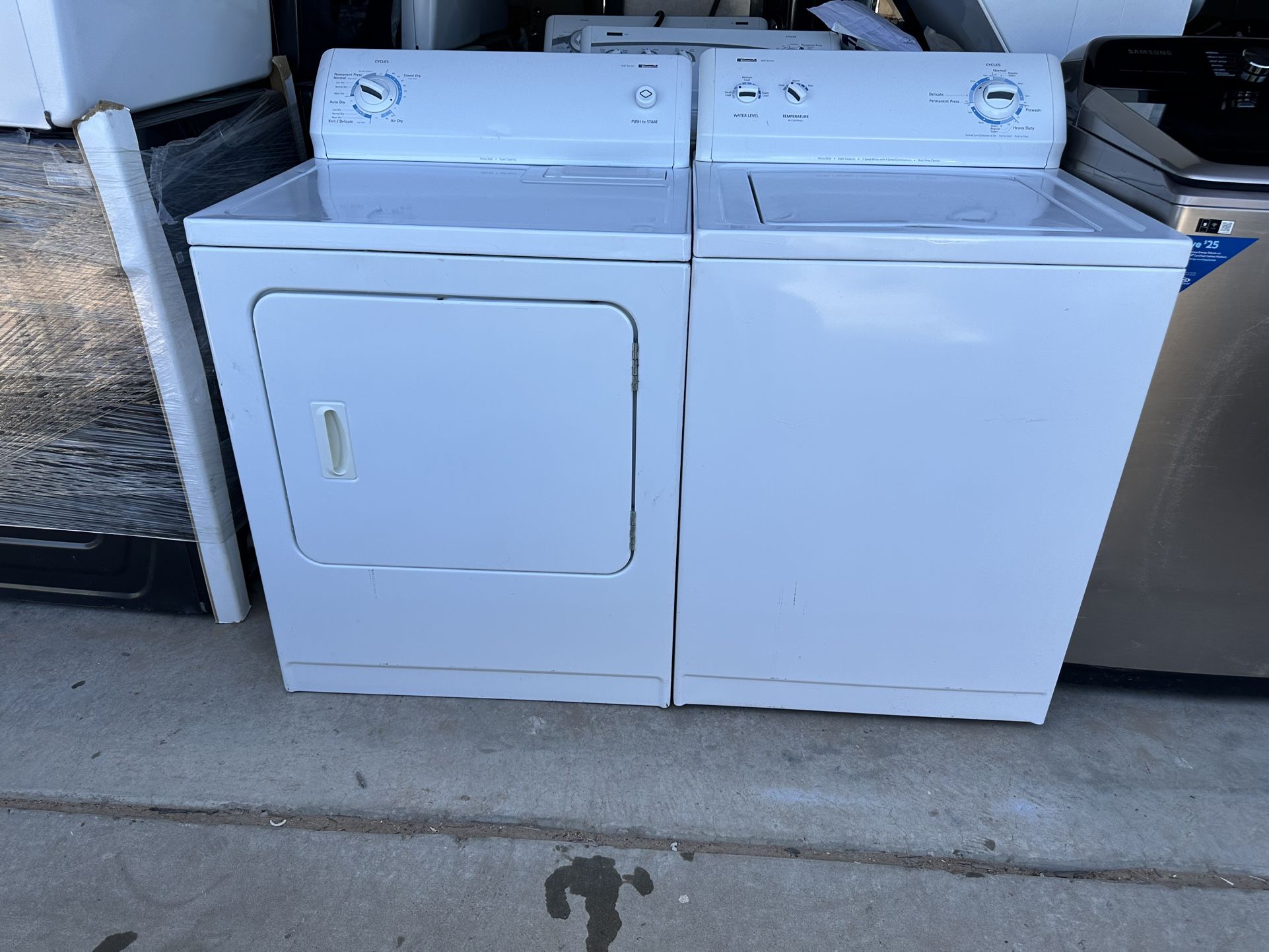 Kenmore Washer And Kenmore Electric Dryer