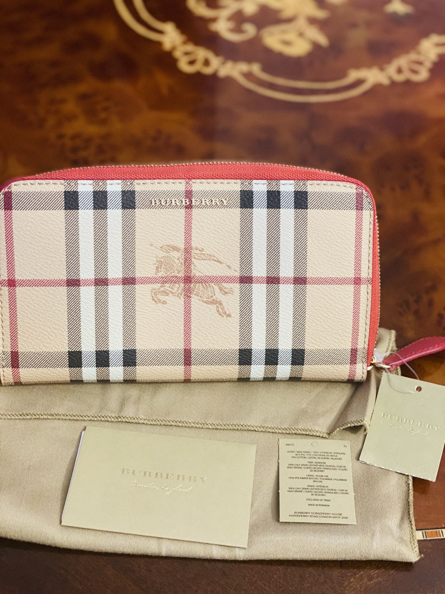 Authentic Burberry Wallet
