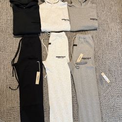 Essentials Hoodies & Uncuffed Pants 
